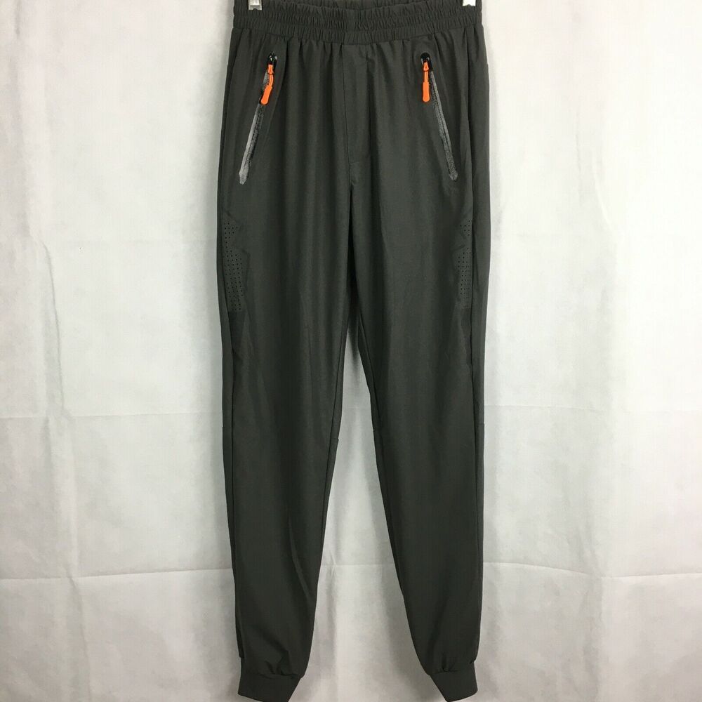 Mocoly Sweatpants Womens Sz Small Gray Stretch Athletic Jogger‎ Pockets